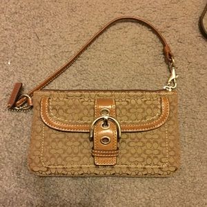 Authentic coach wristlet